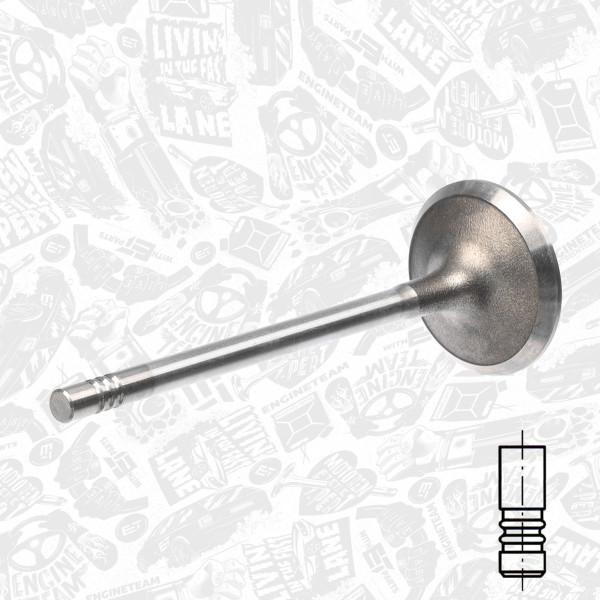 VI0065, Einlassventil, Einlassventil, ET ENGINETEAM, 0948.C2, Y4011-2111, 181102, R6149/SCR, V94601, 0948.F5, 0948C2, 0948F5, 1145933, 1152191, 1753IN, Y40112111