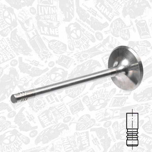 VI0085, Einlassventil, Einlassventil, ET ENGINETEAM, Opel Astra F/G/B 1,6i 1993+, 641034, 90412912, 29397, R4726/SCR, V91995, R7007/SARCR