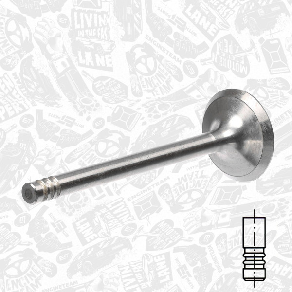 VI0098, Einlassventil, Einlassventil, ET ENGINETEAM, Seat VW Lupo/Polo 1,0i AER/ALL 1996-2005, 030109601AG, 39542, R4964/S, V94149