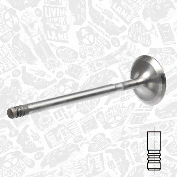 VI0099, Einlassventil, Einlassventil, ET ENGINETEAM, Ford Fiesta/Focus 1,4i 1996-2004, 1051773, 97MM6507B2B, 105-35541, R4994/SCR, V94058