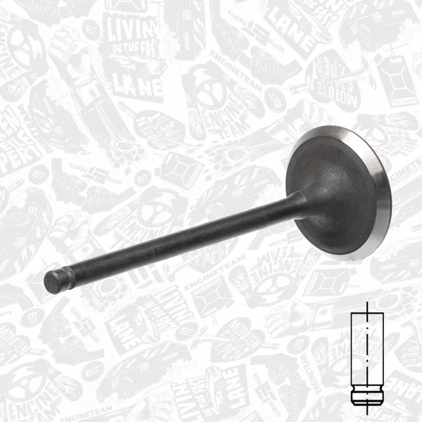 VI0103, Intake Valve, Inlet valve, ET ENGINETEAM, Toyota Yaris 1,3/1,5i 1NZ-FE/1NZ-FXE/2NZ-FE 1999+, 13711-21010, 711009, R6074/SNT, V94134