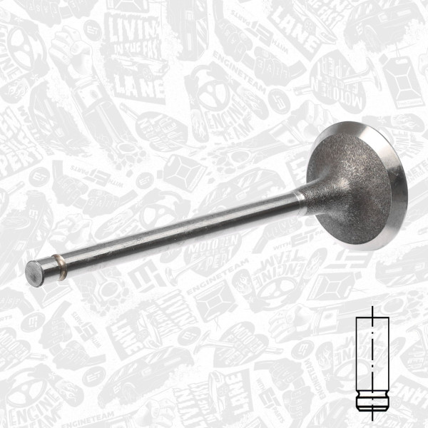 VI0110, Intake Valve, Inlet valve, ET ENGINETEAM, Citroen Berlingo/C4/C5, Peugeot 206/307/308  1,6i NFU (TU5JP4) 2000+, 0948A9, 948E0, 539007, R6147/S, V94599
