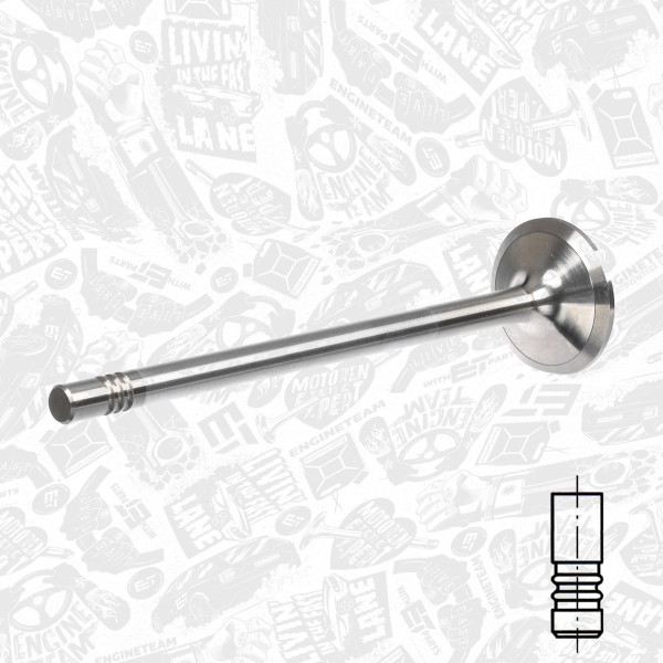 VI0128, Einlassventil, Einlassventil, ET ENGINETEAM, MAN TGA/TGS D 2066/2676 2004+, 51.04101.0545, 51.04101.0571, 51.04101.0574, 020520206600, 20940228763, 227VE30954000, 25306, 822260, R6576/BMCR, V95034