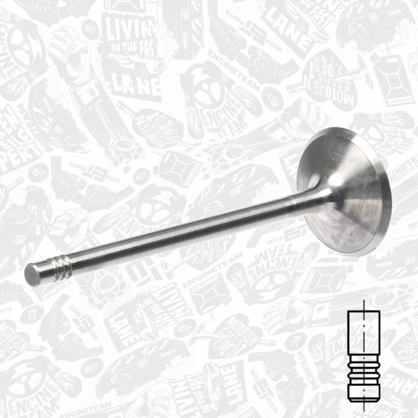 VI0134, Einlassventil, Einlassventil, ET ENGINETEAM, Skoda VW Audi Seat 2,0TFSI/TSI 2004+, 06D109601M, 079109601B, 331125, R6580/SCR, V95098