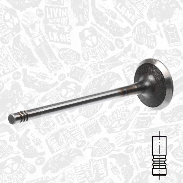 VI0147, Einlassventil, Einlassventil, ET ENGINETEAM, 9635317980, 0948.C0, 031VE31054000, R6161/SCR, V94438, V94486