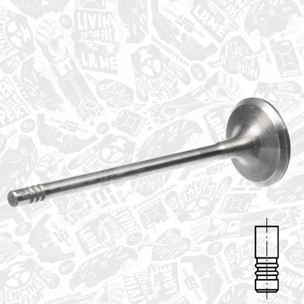 VI0169, Intake Valve, Inlet valve, ET ENGINETEAM, BMW MINI 3 4 X3 X5 Countryman Clubman Paceman 116 d 120 d 320 d B47 D20 A 2010+, 11127797711, 081VE31398000, 111216, 827360, R6620/SCR, V95040