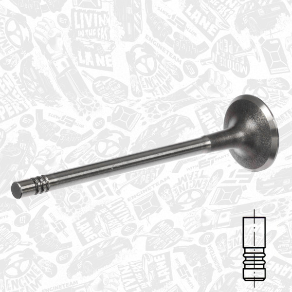 Intake Valve - VI0177 ET ENGINETEAM - 3553632, 9814152480