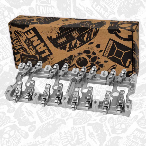 VV0085, Rocker Arm Bridge, Rocker Arm, ET ENGINETEAM, Fiat Iveco Citroen Ford Peugeot 2,2D/HDi/TDCi 4HU/4HV EUR4 2004+, 0903.H2, 1425513, 9660132280, LR004443, 0903H2, 6C1Q-6K551-BA, 6C1Q6K551BA, 170430, 50007651, FOL188, 50007653, 423006110