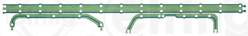 006.662, Gasket, oil sump, Oil pan gasket, ELRING, 4570140122, 006.661, 01.10.164, X82562-01, 006.660, 006660, 006661, 4570140022, 4570140422, A4570140122, A4570140422