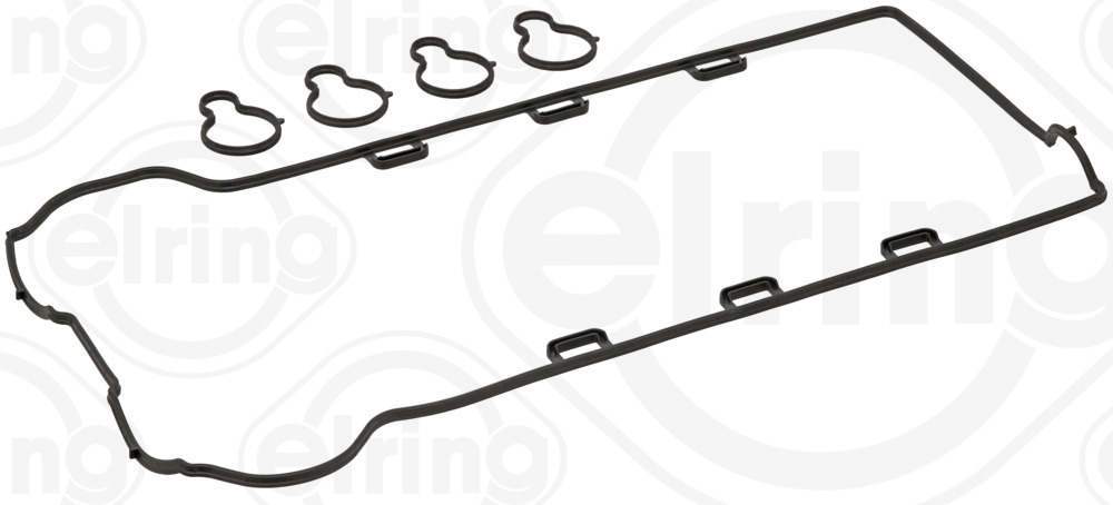 007.041, Gasket Set, cylinder head cover, Cylinder head cover gasket - set, ELRING, 12584084, 607494, 90537319, 007.040, 15-34276-01, 440074P, 9142665, HM5300, RK3316, V36665, 440103P, V36665-00