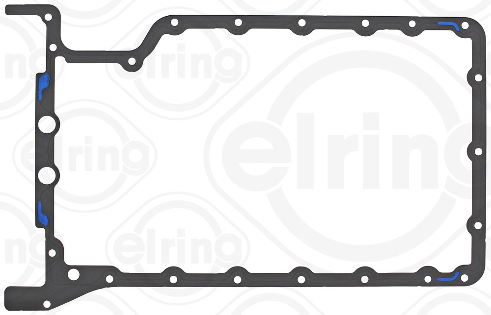 009.087, Gasket, oil sump, Oil pan gasket, ELRING, 009.083, A6400140622, 009.086