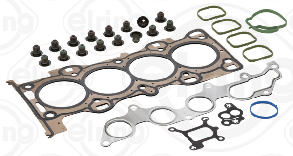 027.470, Gasket Set, cylinder head, Cylinder head gasket set, ELRING, 02-35435-01, 21-29824-21/0, 418469P, 52219500, 9826515, CD5220, D36737-00, HK0707, HS26250PT-1, HS54516, 02-35435-02, 418470P, 9826516, CD5221, HK0730, 9826517, HK5740, 1119284, 1124372, 1129043, 1229872, 1S7G6051AJ, 1S7G9441AE, L30910271, L309-10-271, LF0110271, LF01-10-271, LF0113111, LF01-13-111, LF0210271