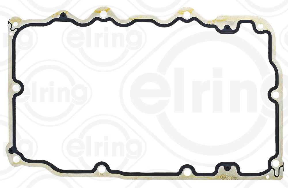 Dichtung, Ölsumpf - 058.330 ELRING - 4054811, 4639173, F87Z-6710-BA