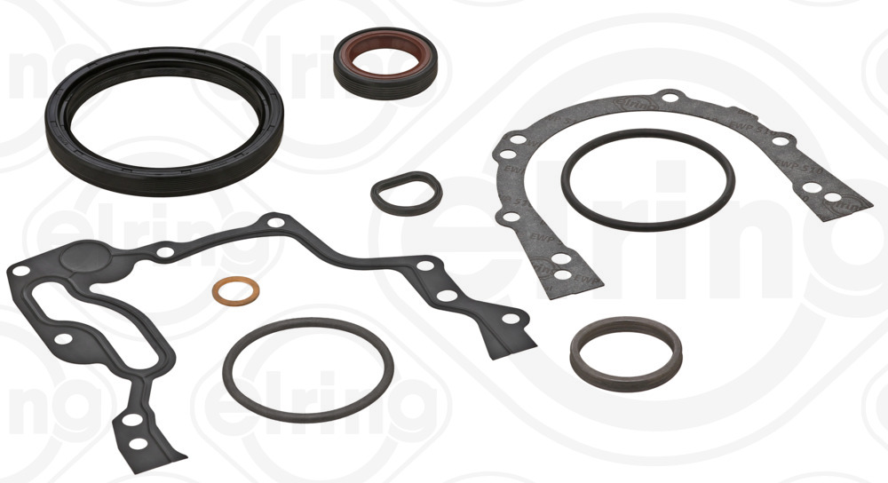 059.651, Gasket Set, crank case, Gasket set crankcase, ELRING, 030198011A, 059.650, 08-31414-02, 428572P, 54079400, 9556022, B30579, CK9343, EB961, B30579-00, B32705, B32705-00