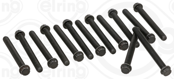 060.190, Cylinder Head Bolt Set, Bolt set, ELRING, 9060160769, 14-32172-02, 22-26018B, 81059300, HBS352, T80693-00