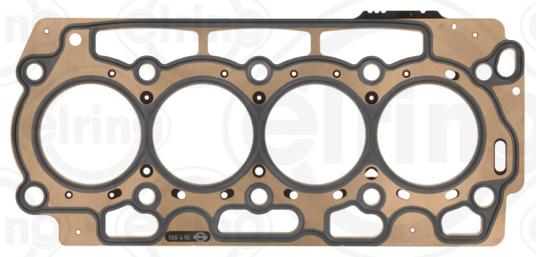 100.410, Gasket, cylinder head, Cylinder head gasket, ELRING, 0209.AE, 1146050, SU001-00494, Y401-10-272, 2S6Q6051BA, 9651363980, 10154110, 30-030527-00, 414108P, 61-35430-10, AH6570, CH1532A, H08129-10, 0209AE, 100.410, SU00100494, Y40110272