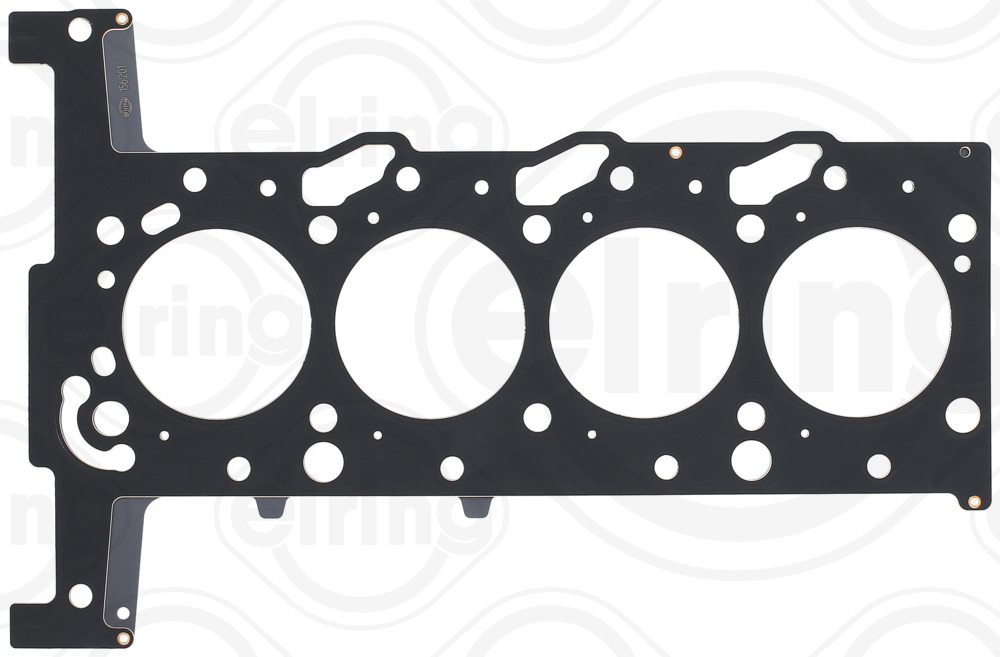 156.201, Gasket, cylinder head, Cylinder head gasket, ELRING, 0209.EH, 1372282, 9659197480, 1830407, 6C1Q6051AB, 6C1Q6051AC, 0044274, 10185300, 30-030519-00, 415592P, 61-37365-00, CH9602, H40597-00, 0209EH, 156.200, AH5390