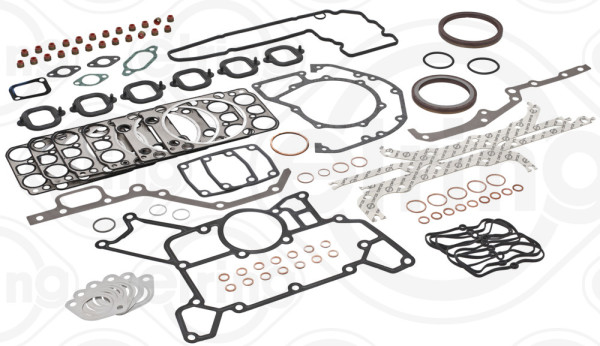 166.130, Full Gasket Set, engine, Full gasket set, ELRING, 5410100205, 01-34190-01, 50196400, S38389-00, 0000533558, 013419001, 151.780, 151.781, 5410101120, 5410140322, 5410161120, A5410161120