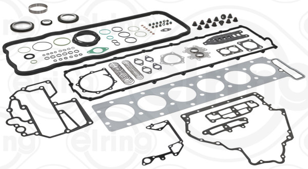 Full Gasket Set, engine - 214.010 ELRING - 51.00900-6712, 01-37295-02, S37183-00