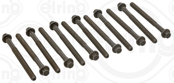 221.490, Cylinder Head Bolt Set, Bolt set, ELRING, 68423474, 016067B, 016-1042, 14-32152-02, 14801, 22-47007B, 81019800, 9580117, BK5341, ES72908, GS33486, HBS185, 016751B, 14-32209-02, 22-53012B, 81019900, 9580742, BK5348, HBS303, 14-32286-01, T80117-00, T80742-00