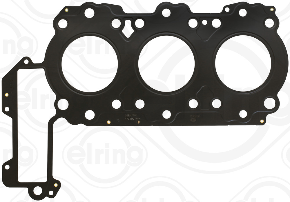 233.231, Gasket, cylinder head, Cylinder head gasket, ELRING, 996.104.170.09, 61-35345-00, H40457-00, 233.230