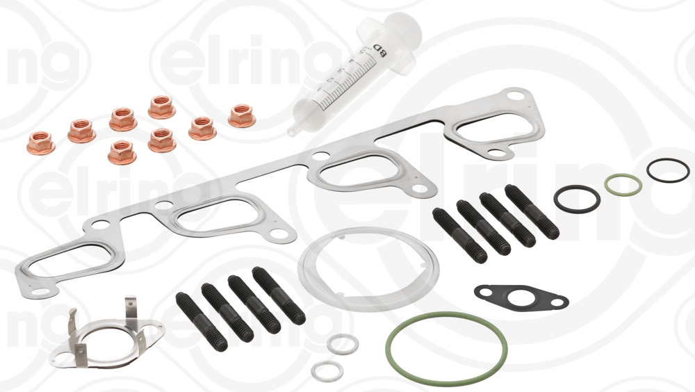 244.441, Mounting Kit, charger, Turbocharger gasket, ELRING, JTC11620