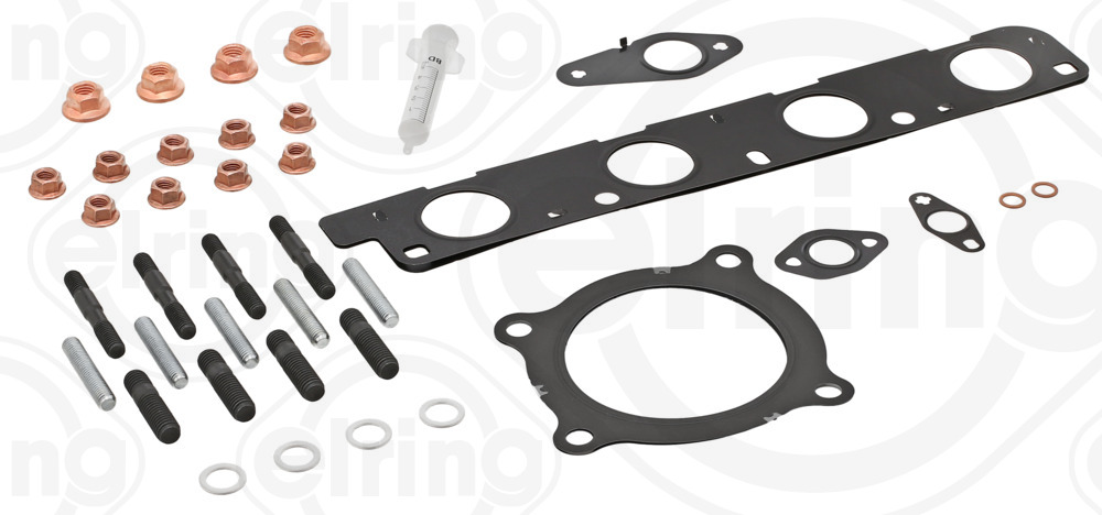 261.190, Mounting Kit, charger, Turbocharger gasket, ELRING, 030TA20168000, JTC11531