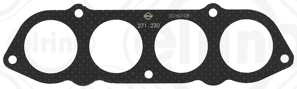 271.230, Gasket, intake manifold housing, Intake manifold gasket, ELRING, 06A129717, 00842500, 0256012, 037-6155, 31-029814-00, 450103P, 70-34222-00, JD5291, MS19273, MS93223, X52681-01, 71-34222-00