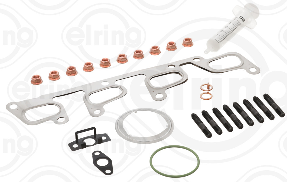 286.180, Mounting Kit, charger, Turbocharger gasket, ELRING, JTC11620