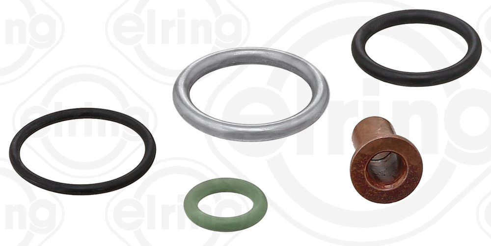 295.050, Seal Kit, injector nozzle, Gasket various, ELRING, 9060170860, 01.10.217, 77024400, 01.10.218, 77024600, 01.10.219, 77026300, 000.230, 000230, 0139976648, 0179971648, 0219976248, 0289979048, 074.870, 074870, 124.870, 124870, 51.98701-0114, 51987010114, 535.160, 535160, 5419970345, 5419970545, 5419970645, 5419970745, 761.559, 761559, 9060170260, 9060170660, 9060170760