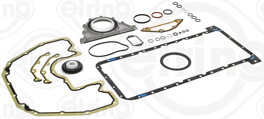 373.100, Gasket Set, crank case, Gasket set crankcase, ELRING, 11117514923, 11117551866, 08-34067-01, 427159P, 54137900, B38053-00, CS54813, 54166800, 54183200, 54202000, 54202100