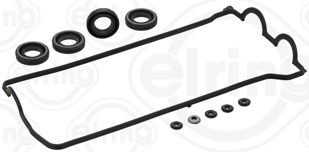 389.310, Gasket Set, cylinder head cover, Cylinder head cover gasket - set, ELRING, 11213-11041, 15-52791-01, 440045P, 56009200, 9152819, V37958-00, VS50514R, 1121311041