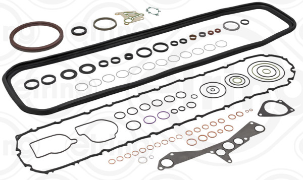 390.110, Gasket Set, crank case, Gasket set crankcase, ELRING, 276888, 08-35936-01, 54151600, B38461-00, CS54637, CS-888, 08-35936-03