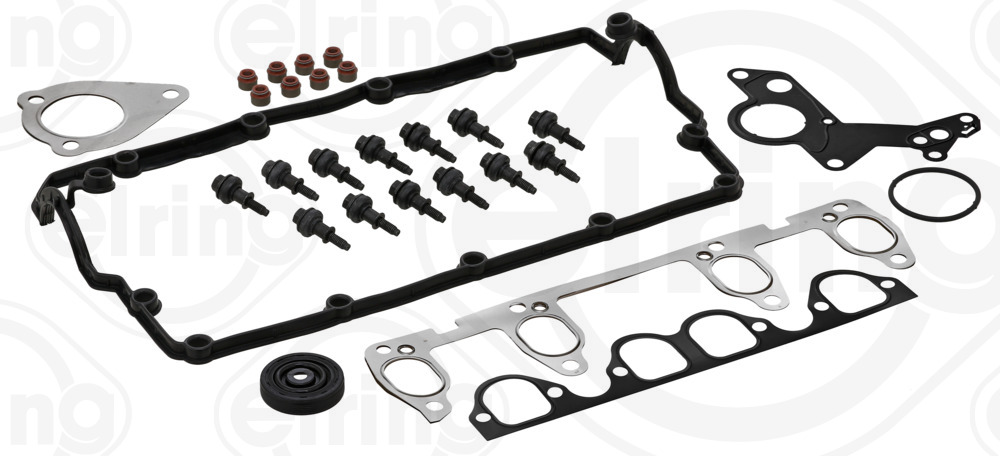 428.880, Gasket Set, cylinder head, Cylinder head gasket set, ELRING, 02-34302-01, 21-29463-20/0, 418249P, 53017200, 9756006, CC5230, D32937-00, HN4391, 53017300, 9756055, HN5326, 53019400, 53033200, 719.690