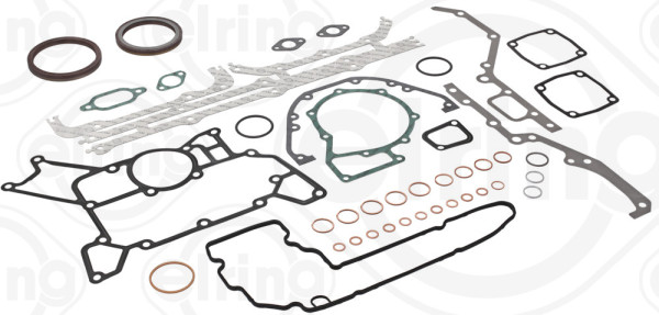 447.231, Gasket Set, crank case, Gasket set crankcase, ELRING, 5420100205, 08-33142-01, 22-28744-00/0, 54105800, B36249, EC370, B36249-00, B38459-00, 447.230