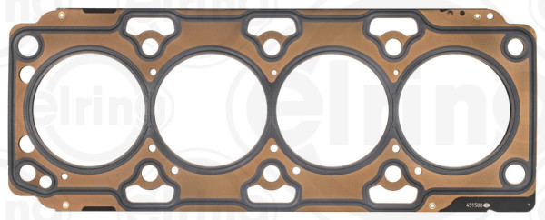 451.500, Gasket, cylinder head, Cylinder head gasket, ELRING, 22311-27850, 10191500, 155.910, 61-10022-00, 83403111, CH7550A, H40769-00, 2231127800, 22311-27800, 2231127850
