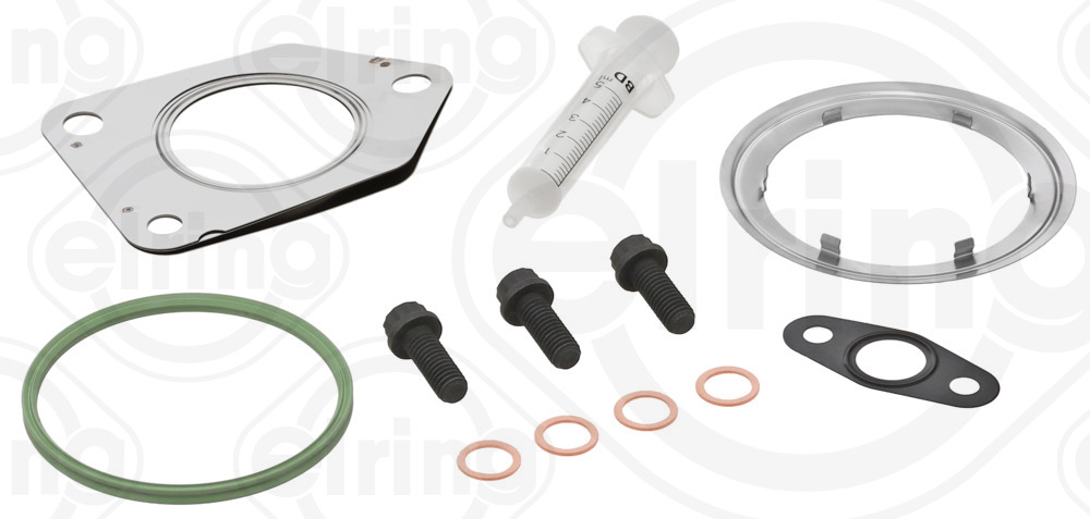 456.100, Mounting Kit, charger, Turbocharger gasket, ELRING, 04-10114-01, JTC11570, JTC11803, JTC12008, 730.050