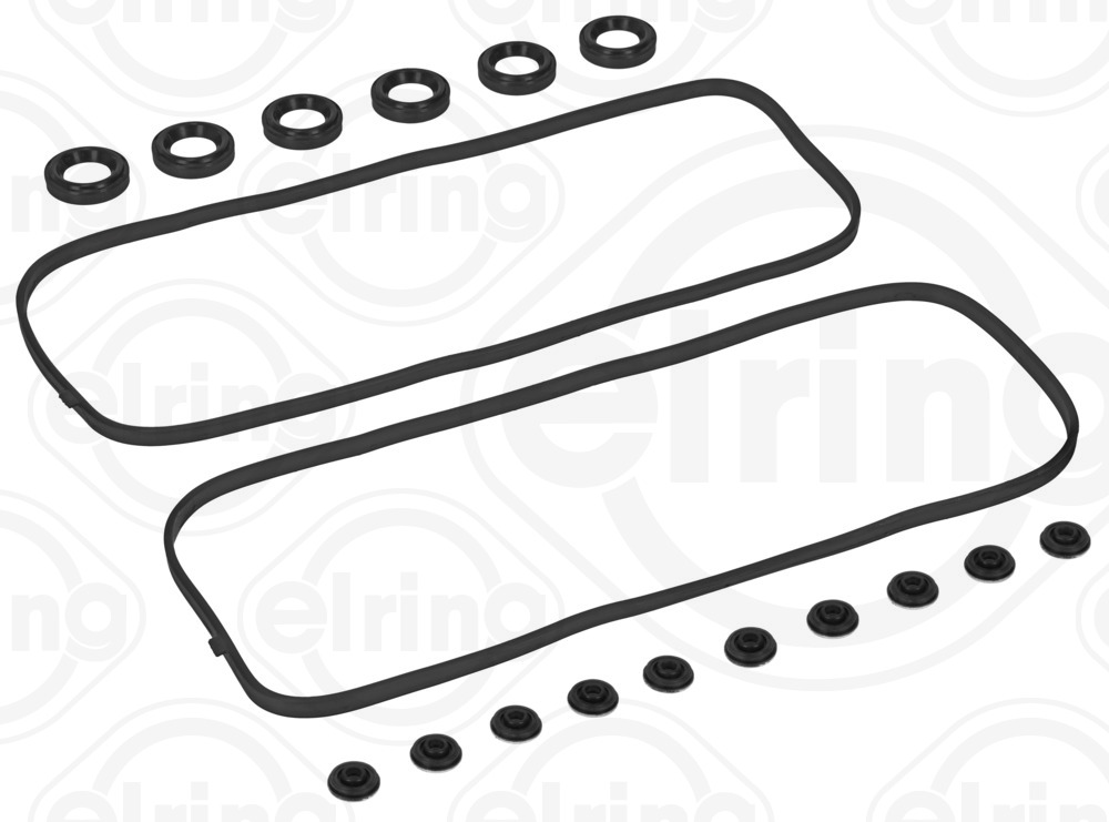 458.840, Gasket Set, cylinder head cover, Cylinder head cover gasket - set, ELRING, 036-1789, 12030-P8A-A00, 15-53773-01, V38005-00, VS17822, 12341-P8A-A00, 12342-P08-004, 90442-P8A-A00