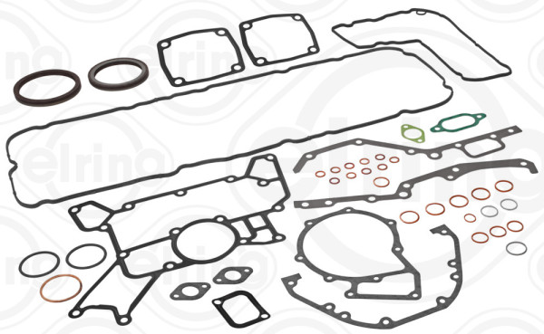 470.321, Dichtungssatz, Kurbelgehäuse, Kurbelgehause Dichtungsatz, ELRING, 5420100405, 08-33142-01, 54104400, B38459-00, 470.320