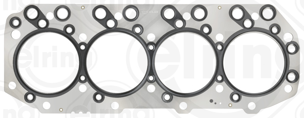 473.320, Gasket, cylinder head, Cylinder head gasket, ELRING, 5607417, 8-97350320-0, 5607860, 94332328, 97350320, 10070220, 29001, 61-52675-20, CH9399H, CH9399J, H27746-20