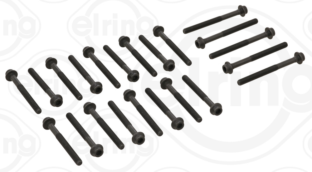 476.140, Cylinder Head Bolt Set, Bolt set, ELRING, 016081B, 14-32033-02, 22-26074B, 81023300, 9550105, BK4376, HBS062, T80065-00, 6039900210, 6039900310