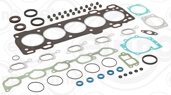 497.991, Gasket Set, cylinder head, Cylinder head gasket set, ELRING, 02-33435-03, 52142500, D36128-00, DY370, HS26204PT, HS54567, 497.990