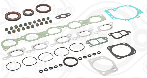 498.051, Gasket Set, cylinder head, Cylinder head gasket set, ELRING, 02-36955-04, 52207000, 9855527, D36944-00, 498.050