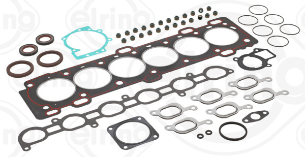 498.881, Gasket Set, cylinder head, Cylinder head gasket set, ELRING, 02-36980-01, 52255000, 9855530, D36954-00, 02-36990-01, 9855557, D36955-00, 498.880