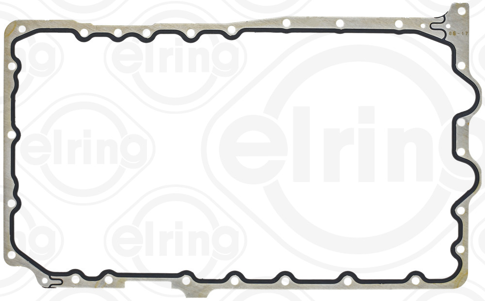 Gasket, oil sump - 655.881 ELRING - 11137627511, 14099400, 71-10307-00