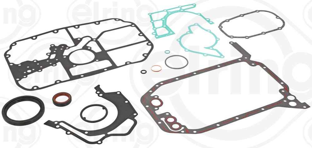 Gasket Set, crank case - 670.740 ELRING - 078198011A, 08-31706-02, 22-28635-00/0