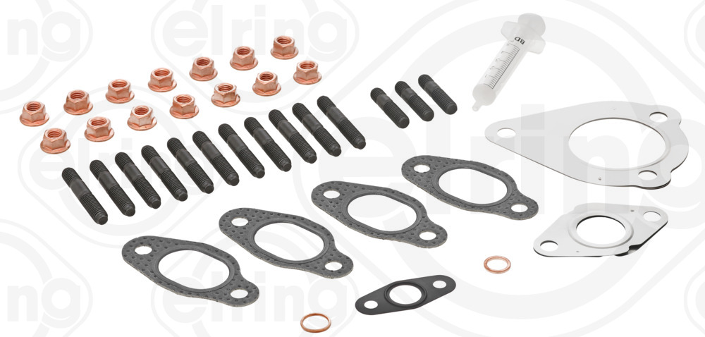 704.020, Mounting Kit, charger, Gasket various, ELRING, 04-10023-01, 54397121000, JTC11020, 038253019C, 038253019CX, 3A0253115, 704.030