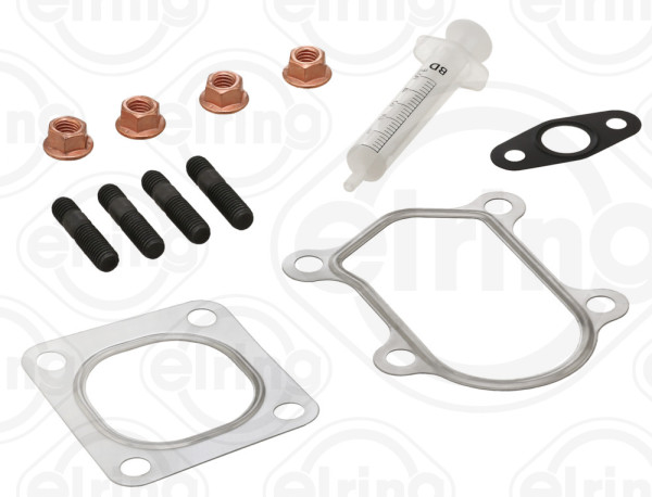 Mounting Kit, charger - 714.810 ELRING - 8140.43S, 53037121006