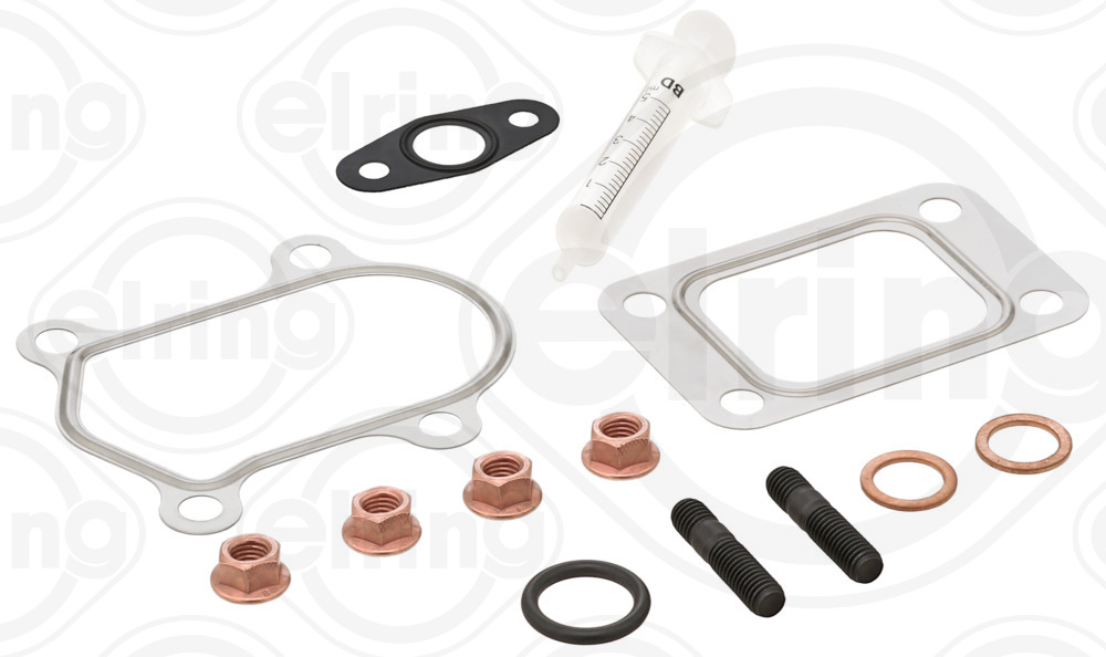 715.620, Mounting Kit, charger, Turbocharger, ELRING, 04-10078-01, 53037121008
