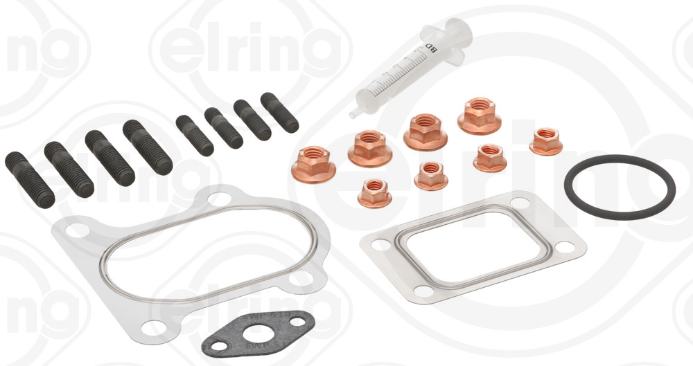 715.630, Mounting Kit, charger, Gasket various, ELRING, 53167121001, 0219978448, 0279977948, 0289976348, 9040961298, 9040961999, 9040962099, 9040962399, 9040962499, 9040965299, 9040965399, 9040965699, 9040966299, 9040967499, 9040967599